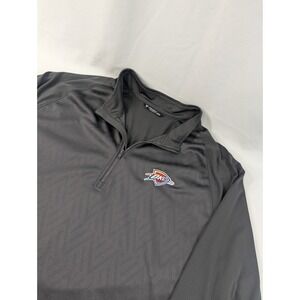 Levelwear Oklahoma City Thunder Quarter Zip Pullover Performance Men's 2XL Gray